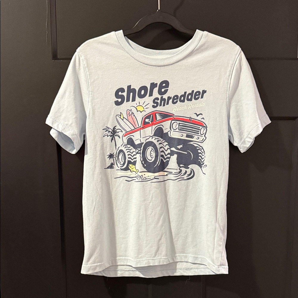 Shore Shredder Kids T-Shirt - Light Blue